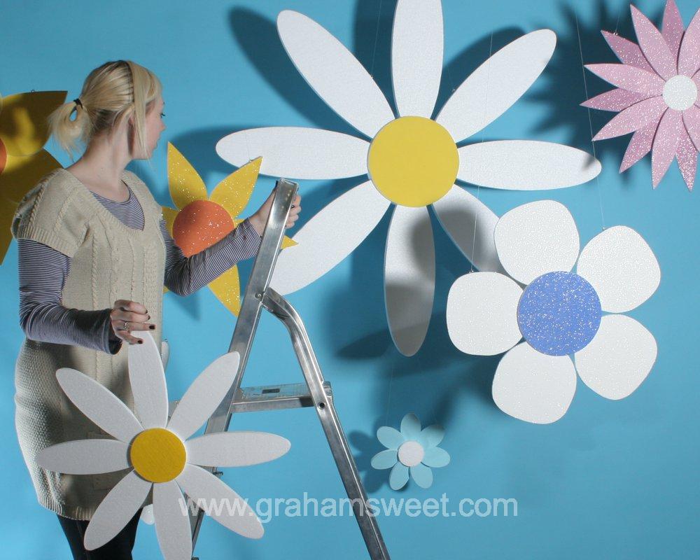 Polystyrene flower props 180 mm to over 1145 mm high